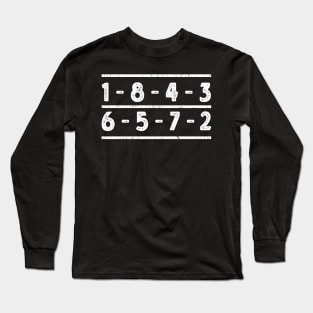 1-8-4-3-6-5-7-2 Firing Order Funny Long Sleeve T-Shirt